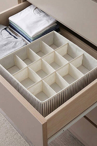 12 Bölmeli Çekmece Düzenleyici Gri - Ev Dekorasyon