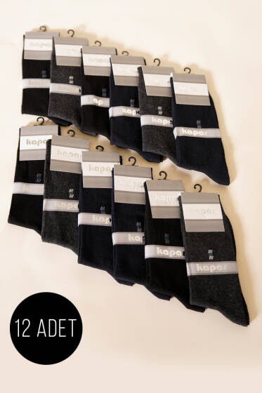 12'li Erkek Dikişsiz Soket Çorap Asorti 1 - Yılın Fırsatı