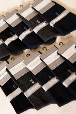 12'li Erkek Dikişsiz Soket Çorap Asorti 1 - Yılın Fırsatı