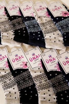 12'li Kadın Desenli Patik Çorap Asorti 9 - Babet / Patik Çorap