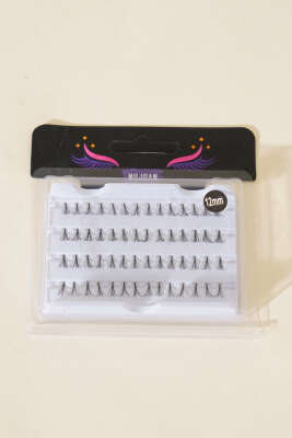 12mm Tekli Kirpik Siyah - Makyaj Aksesuarları