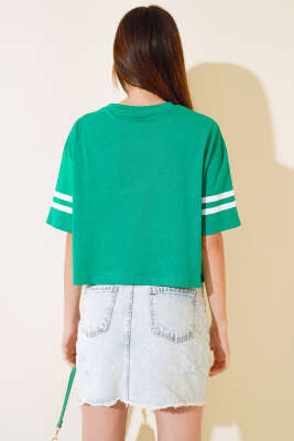 1996 Baskılı T-shirt Benetton - Kadın Giyim Modelleri