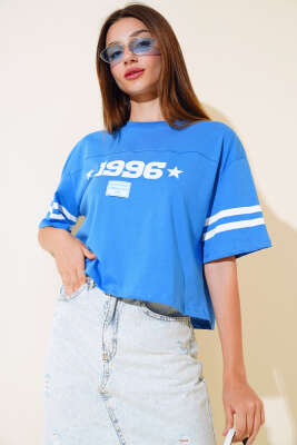 1996 Baskılı T-shirt Saks 