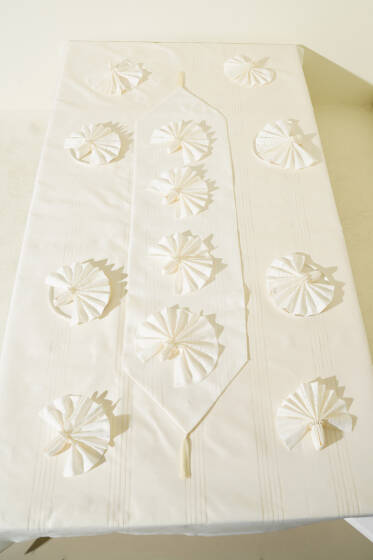 26 Parça Sofra Takımı Ekru - Masa Örtüsü