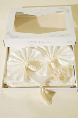 26 Parça Sofra Takımı Ekru - Masa Örtüsü