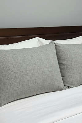 2'li Polycotton Yastık Kılıfı Füme - Yastık Kılıfı