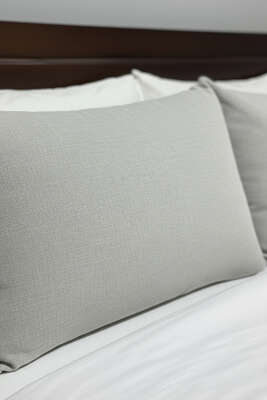 2'li Polycotton Yastık Kılıfı Gri - Yastık Kılıfı