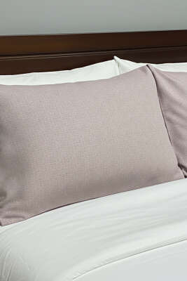 2'li Polycotton Yastık Kılıfı Leylak - Yastık Kılıfı