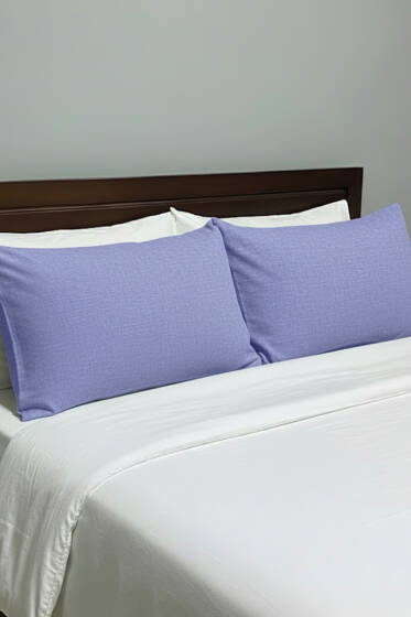 2'li Polycotton Yastık Kılıfı Mavi - Yastık Kılıfı