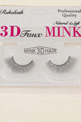 3D Effect Doğal Takma Kirpik No:5 Siyah - Makyaj Aksesuarları