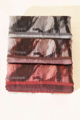 3'lü Ashira Desen Bambu Kraş Şal Seti Asorti 1 - MODA KAŞMİR