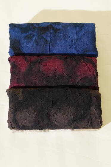 3'lü Batik Desenli Bambu Kraş Şal Seti Asorti - Desenli Şal Seti