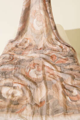 3'lü Çiçek Desenli Bambu Kraş Şal Seti Asorti 2 - Desenli Şal Seti