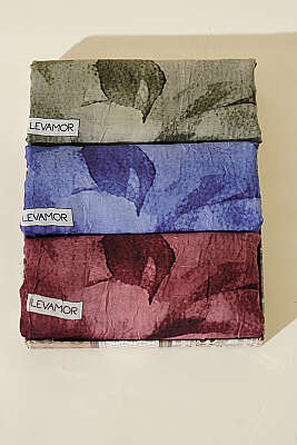 3'lü Desenli Bambu Kraş Şal Seti Asorti - ASSE BONE