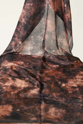 3'lü Ebruli Çiçek Desenli Soft Şal Seti Asorti - Desenli Şal Seti