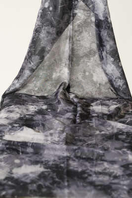 3'lü Ebruli Çiçek Desenli Soft Şal Seti Asorti - Desenli Şal Seti