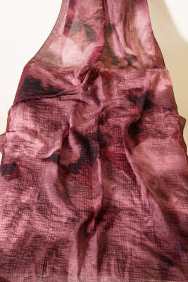 3'lü Ebruli Desen Müslin Şal Seti Asorti - Desenli Şal Seti