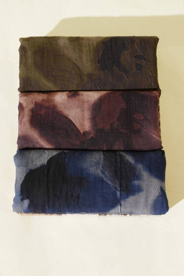 3'lü Ebruli Desenli Bambu Kraş Şal Seti Asorti 1 - Desenli Şal Seti