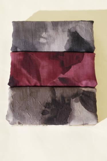 3'lü Ebruli Desenli Bambu Kraş Şal Seti Asorti 2 - Desenli Şal Seti