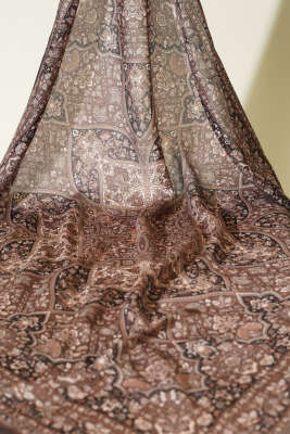 3'lü Etnik Desenli Şerit Geçişli Eşarp Seti Asorti - Desenli Şal Seti