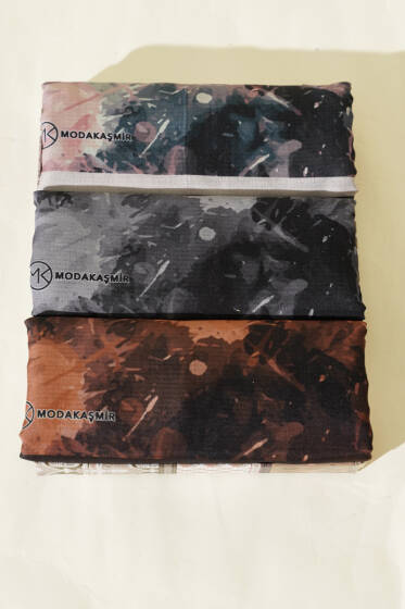 3'lü Galaksi Desen Lina Şal Seti Asorti - Desenli Şal Seti