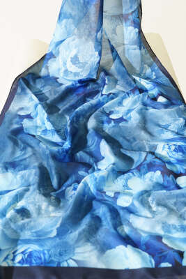 3'lü Gül Desenli Soft Şal Seti Asorti 1 - Desenli Şal Seti