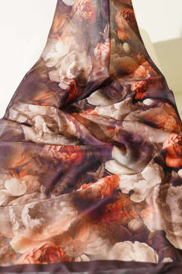 3'lü Gül Desenli Soft Şal Seti Asorti 2 - Desenli Şal Seti