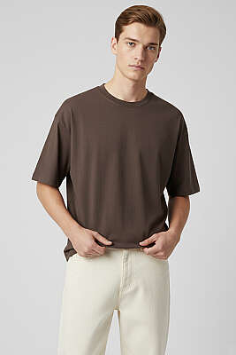 3'lü Kısa Kollu Oversize Erkek T-shirt Asorti 6 - Erkek T-shirt