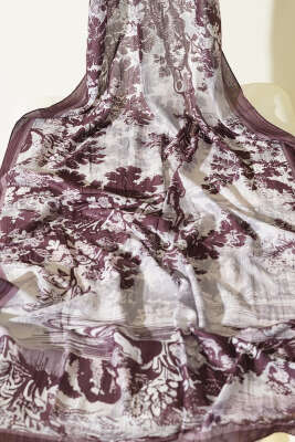 3'lü Manzara Desen Bambu Kraş Şal Seti Asorti 1 - Desenli Şal Seti