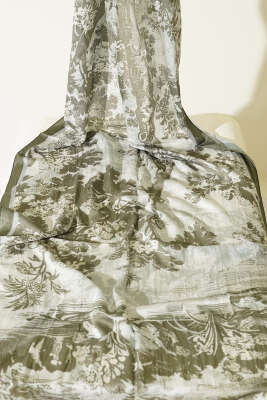 3'lü Manzara Desen Bambu Kraş Şal Seti Asorti 2 - Desenli Şal Seti