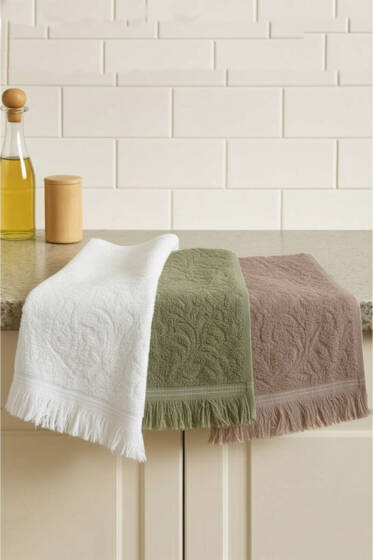 3'lü Mutfak Havlu Seti Asorti 5 - HAVLU TAKIMLARI