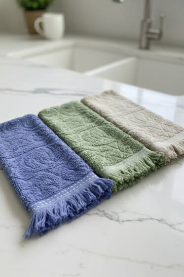 3'lü Mutfak Havlu Seti Asorti 8 - Mutfak Havlusu