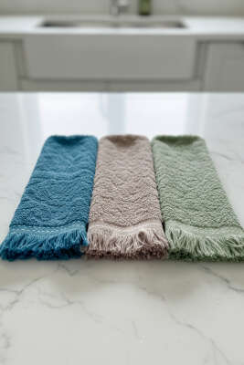 3'lü Mutfak Havlu Seti Asorti 8 