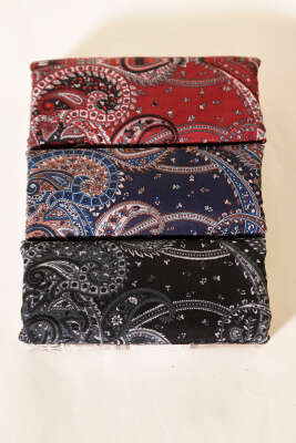 3'lü Paisley Desen Soft Şal Seti Asorti - SARPA