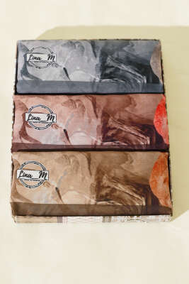 3'lü Retro Daisy Şal Seti Asorti 2