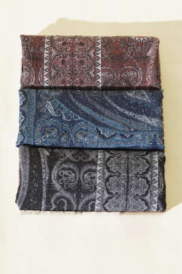 3'lü Retro Desen Bambu Kraş Eşarp Seti Asorti 1 - SARPA