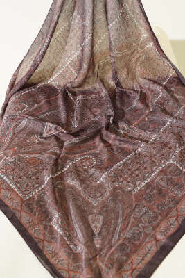 3'lü Retro Desen Bambu Kraş Eşarp Seti Asorti 1 - Eşarp Seti