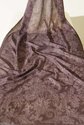 3'lü Retro Desenli Bambu Kraş Şal Seti - Desenli Şal Seti