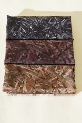 3'lü Şerit Desen Demore Eşarp Seti Asorti 1 - VERTU (NYD TEKSTİL)