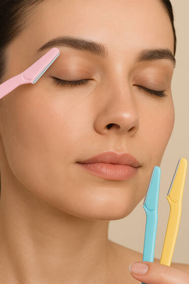 3'lü Set Kaş Usturası Asorti - Tıraş Bıçağı