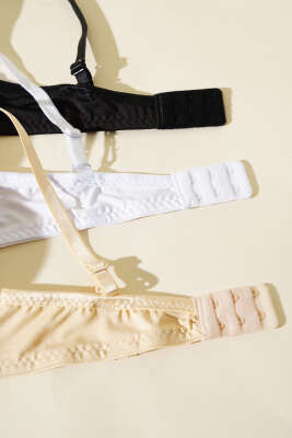 3'lü Silikonlu İçi Boş Sütyen Asorti 1 - İndirim İç Giyim