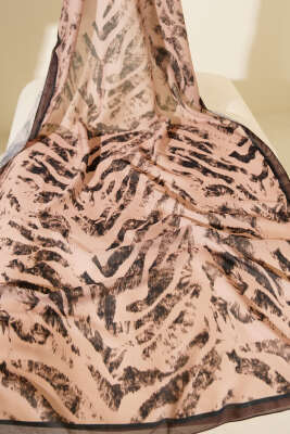 3'lü Zebra Desen Şal Seti Asorti - Desenli Şal Seti