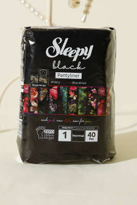 40’lı Sleepy Black Normal Günlük Ped - NEW WELL