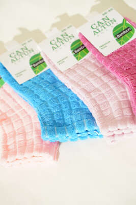 4'lü Kadın Havlu Patik Çorap Asorti 4 - Babet / Patik Çorap