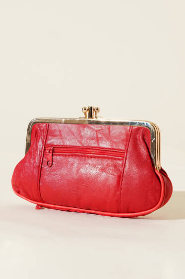 5 Bölmeli Cüzdan Bordo - Cüzdan&Kartlık