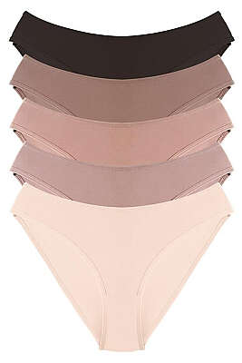 5'li Basic Bikini Külot Renkli 1 - COTTON HILL