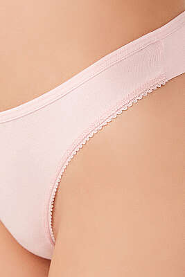 5'li Basic Tanga Külot Renkli 6 - Slip Külot