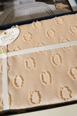 6 Parça Safir Çift Kişilik Pike Takımı Cappuccino - Yatak Örtüsü