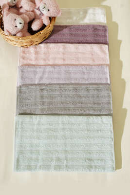 6'lı Çok Renkli Pamuklu Mutfak Havlu Seti Asorti 1 - HAVLU TAKIMLARI