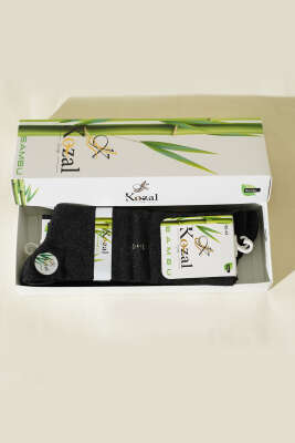 6'lı Erkek Bambu Soket Çorap Füme - ERKEK ÇORAP